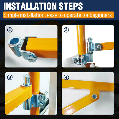 Installation steps for Heavy Duty Wall Mount Jib Crane With 660 Lb Capacity And 121 Cm Reach All Steel Construction Electric Hoist
