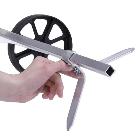 Hand adjusting Pro Grade Precision Garden Seeder With 7 Seed Plates For Home Gardeners, durable aluminum planting tool