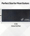 Ultimate Guitar Care Kit With Felt Work Mat Neck Rest String Winder Fret Polishing Tools Cleaning Accessories And Storage