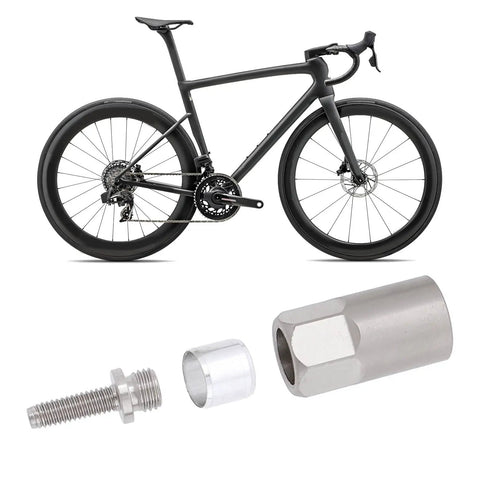 Plug And Play Hydraulic Disc Brake Hose Fitting For SRAM Level Red HRD And ETAP S900 With Quick Connector Design in silver metal