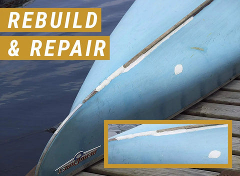 Two Part Marine Grade Epoxy Adhesive Paste For Heavy Duty Bonding In Dry Wet And Underwater All Weather Conditions used on blue boat