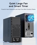 Rock Solid 8 Bay External Hard Drive Raid Enclosure For 2.5 And 3.5 Inch Sas Sata Hdd And Ssd Handles Eight Raid Modes packs an external case with a large fan.