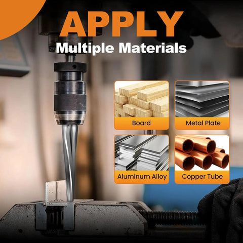 7 Degree Tapered Ball Joint Reamer One And One Half Inch Per Foot High Speed Drill Tool in use on multiple materials
