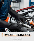 Heavy Duty Chemical Resistant Latex Gloves 18 Inch Waterproof Puncture Resistant For Industrial Cleaning And Gardening used for mechanical work
