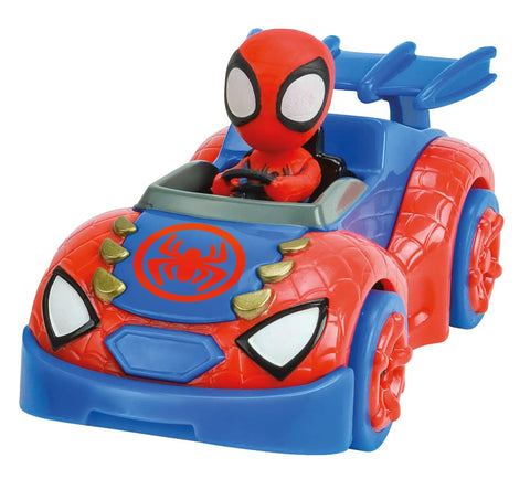 It's Spidey Time Slot Car Race Track Set With Spidey And Spin Cars Battery Powered Beginner Toy For Kids 3 And Up Realistic Remote