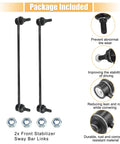 Two Pack Front Stabilizer Sway Bar End Links Kit K80879 4882052030 4882052040 Fits Scion XD 2008 2014 Toyota Yaris 2006 2018 Prius C 2012 2019 Front Left And Right Suspension Replacement Keeps Your Ride Smooth. Package included: 2 front sway bar links and nuts