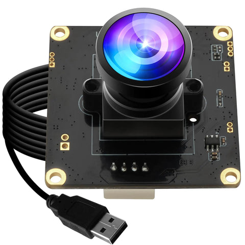 Low Light USB Camera Module With Starvis 0.0001 Lux, 1080P H.264 Web Cam For Laptop And Raspberry Pi, 100 Degree Wide Angle No Distortion