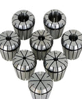 Get Serious About Precision With This Sweet 8 Piece ER32 Spring Collet Set Ranging From One Eighth Inch All The Way Up To Three Quarters For Your CNC Milling Lathes And Engraving Projects That Need Killer Grip And Zero Vibes. Eight precision ER32 collets in various sizes, made of durable steel, ideal for CNC milling. 