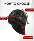 Reversible Cotton Welding Cap For Men And Women, Flame Resistant Welder Hat, High Crown, Multicolor Paisley Pattern size guide