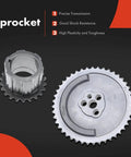 Sprocket and damper from the Beefed-Up Engine Timing Chain Kit With Damper And Sprocket For OHV V8 4.8L 5.3L 6.0L