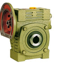 Heavy Duty Industrial Worm Gear Reducer Gearbox Built Tough As Nails With Plug And Play Install and smooth step down ratios, angled view.