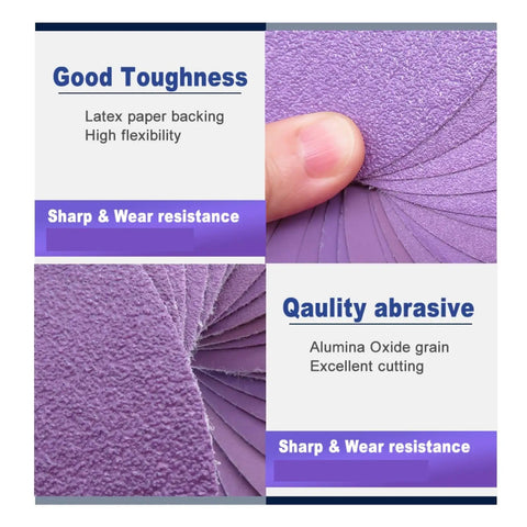 Grab These 2 Inch Wet Dry Sanding Discs With Flocking Backing For Wood Polishing And Surface Prepping From Coarse Grit 60 To Ultra Smooth 10k Silicon Carbide Abrasives That Work Like Magic On Any Project You Got Going Right Now. Latex paper backing for flexibility and durability in sanding.