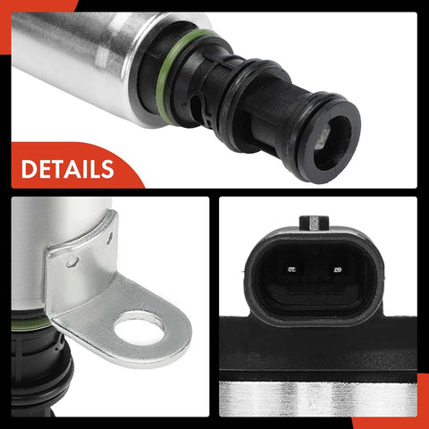 Close-up of Two Piece Intake And Exhaust Variable Valve Timing Solenoid Kit for Jeep Grand Cherokee Wrangler Gladiator.
