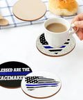 Sweet Unfinished Wood Circles For No Sweat Diy Crafting With Pack Of Thirty Six Three Inch Wooden Rounds For Paint Blank Stamps Engraving Supplies And Home Decor That Really Steals The Show, showing coasters with designs and a coffee cup.