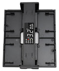 Foldable 4 In 1 Drone Battery Charging Hub With LCD Display showing digital status for Air 2S and Air 2 batteries.