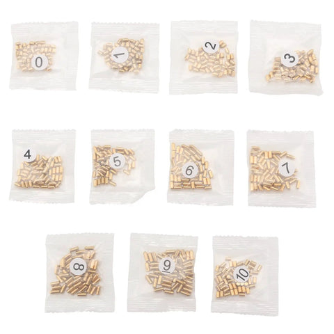 Keyway Rekey Kit For SC1 And SC4 Locks With Bottom Pins 0 Through 9 50 Pins Per Kit in individual labeled bags
