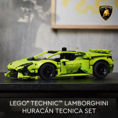 Technic Lamborghini Huracan Tecnica Advanced Build Kit For Kids 9 And Up Realistic V10 Engine And Detailed Exterior