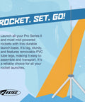 PS II Model Rocket Launch Pad For Mid Powered Rockets Ready To Blast Off With A 60 Inch Threaded Steel Launch Rod PVC Leg System