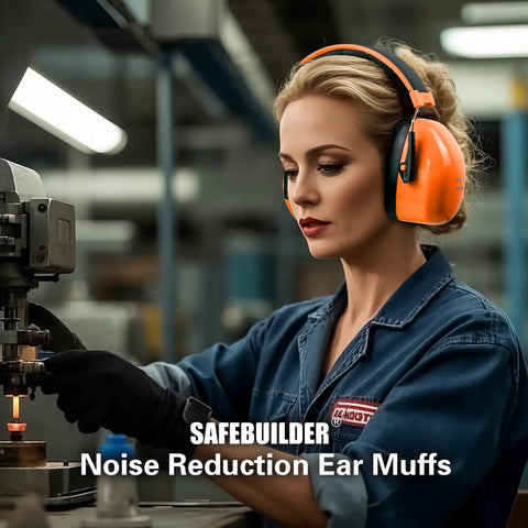 Heavy Duty Ear Protection Muffs With Up To 32dB Noise Reduction Adjustable Hearing Protection For Work Mowing Construction