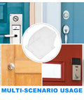 Waterproof Doorbell Rain Cover For Time Attendance And Fingerprint Devices PVC Protective Weatherproof Cover No Fuss Easy Install Keeps Rain And Snow Off Electronics And Components In Outdoor Settings, clear PVC cover for outdoor doorbell and access control devices