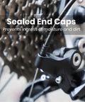 Universal Bike Shifter Cable Kit With 2.8m Cables And 3.5m Oil Housing For MTB Road BMX Derailleur System Includes Stainless Steel Wire Cutter And All Essential Gear sealed end caps.