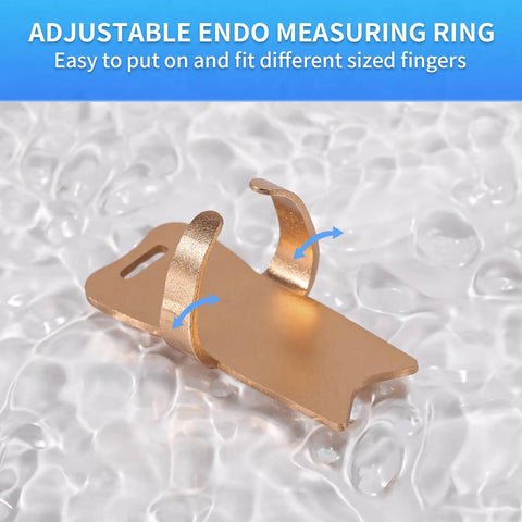 Aluminum Endodontic Measuring Ring Pro Grade Root Canal Ruler For Accurate 0 To 30mm Measurements, Lightweight Handy Dental Tool with adjustable ring