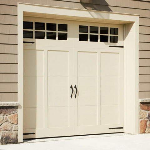 Installed Magnetic Garage Door Hardware Kit 6 Piece Made From UV Stabilized ABS Plastic No Rust Or Flake Kid And Pet Safe