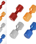 Premium 3 Pair Aluminum Alloy 2 Hole Flange Alignment Pins For Big Machinery Ship Boat Car Heavy Duty Replacement Tool Precision Fit in assorted colors.