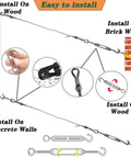 Installation guide for One Eighth Inch Wire Rope Kit 100 Feet With 7x7 Core Vinyl Coated Stainless Steel Cable And Turnbuckles.