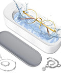 45KHz Ultrasonic Jewelry Cleaner Machine for Rings, Earrings, Necklaces, Silver, Glasses, Watches, 360 Degree Deep Cleaning