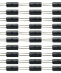30 Pieces SW-520D Vibration Sensor Ball Tilt Switches For DIY Electronics, Metal Ball Tilt Sensor Modules, Shake Detection Sensor For Prototyping And Smart Projects. 30 black cylindrical tilt switches with two metal leads each