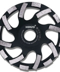 Diamond Concrete Grinding Wheel 5 Inch Cup Wheel For Stone Concrete Surface Cement Marble Granite And Thinset Removal Fast Aggressive Grinding
