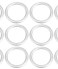 Ultra Thin Stainless Steel Flat Washers M12 By 16 By 0.5mm 100 Piece Set Heavy Duty Spacers And Metal Shims For Screws Bolts Electronic Repair