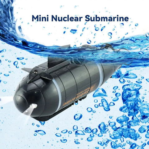 Six Channel RC Submarine Boat Waterproof For Indoor Pools Outdoor Lakes And Bathtubs with realistic diving in water