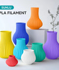 Sunlu PLA filament bundle, 8 color spools (1.75mm, 250g each), vacuum packed
