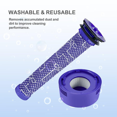 4 Pack Replacement Vacuum Filter Kit For V7 Animal And V8 Absolute Cordless Vacuums Includes 2 Pre Filters And 2 Post Filters