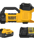 Top Shelf 20V Max Transfer Pump Kit Delivers Smooth HVAC And Refrigerant Flow At 10 Gallons Per Minute With Precise Glycol Mix Ratio For No Sweat Job Site Performance And Heavy Duty Reliability, DEWALT cordless pump and battery.