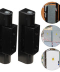 Heavy Duty Door Butt Hinges For Cabinets 2 Pack Aluminum Alloy Construction Easy To Remove And Not Deform Ideal For Control Cabinets