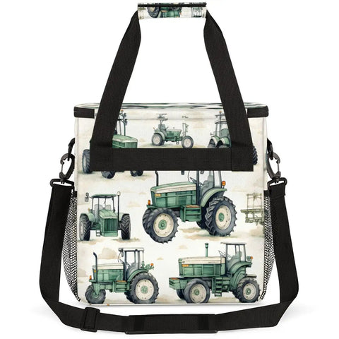 Farm Truck Rustic Coffee Maker Bag Tote With Shoulder Strap Waterproof Polyester And Foil Lined Case For Keurig K Mini And K Mini Plus