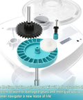 Navigator Spindle Gear Turbine Repair Kit For Hayward Navigator Pool Vacuum Gear Box AXV079VP Replacement Parts displayed