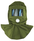 Sand Blasting Hood Cap Shawl Mask For Full Face And Shoulder Shield Anti Dust Wind Resistant Sandblasting Mask