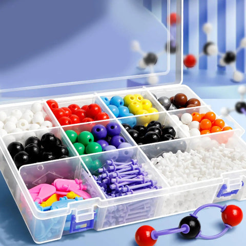 Organic Chemistry Molecular Model Kit Set For Classrooms And Home Study With Color Coded Atom And Bond Models Hands On Teaching Tool