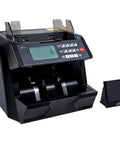 High Speed Money Counting Machine With Add And Batch, 1500 Bills Per Minute, Ultraviolet Magnetic Ink Infrared Counterfeit Detector, display view