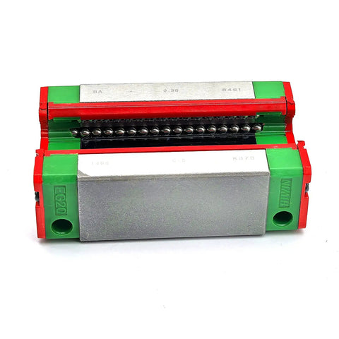 EGH20CA Linear Bearing Carriage For High Precision Guide Rail System Ultra Smooth Sliding Motion For CNC Woodworking And Metalworking EGH20 Compatible Block With Tight Tolerances And Rock Solid Steel Rails, EGH20 size