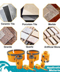 Diamond Core Drill Bits Set Of Two One Quarter Inch Tile Hole Saw For Porcelain Ceramic Marble And Granite Dry Or Wet Use