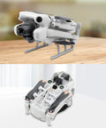 DJI Mini 4 Pro Landing Gear With Foldable Legs And 30mm Extension Feet Keeps Gimbal Safe During Takeoff And Landing No Brainer Install Easy Snap On Durable PC Construction For Tight Spaces