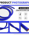 5Ft Inner Diameter 1 Inch Silicone Heater Hose For Your Vehicle Cooling System Blue Reinforced Polyester Braided Tubing