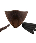 Beefy Leather Slip On Recoil Pad For Rifles And Shotguns Non Slip Buttstock Extension With Neoprene Cushions interior view