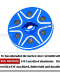 50T 0.8Mod RC Spur Gear Set With Extra Heavy Slip Clutch Upgrade For 1 Ten Scale anodized steel metal navy blue