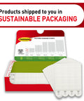 Open package of Damage Free Large Picture Hanging Strips Hold Up To 16 Pounds With 56 White Adhesive Strips In 28 Pairs